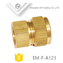 EM-F-A123 Hose straight coupling brass quick cooper pipe connector